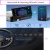 XISEDO 7 Inch Single Din Wince in-Dash Retractable Car Stereo 1024x600 Capacitive Touch Screen Head Unit MP3/MP4/MP5 Player Support AUX/Bluetooth/SWC (with Rear-View Camera) view 2