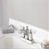 Moen Conway Two-Handle Centerset Bathroom Faucet with Drain Assembly, Chrome, WS84922 view 2