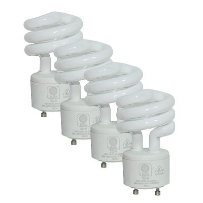 SLEEKLIGHTING GU24 13W T2 Spiral CFL Light Bulb 5000K Daylight 2-Prong