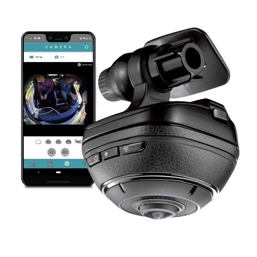RAZO DC3000A dAction 360, 360 Degree Dash Cam: 4K Dash Camera for Car with Built-in WiFi and GPS, Sony Video Sensor, WDR, 3-Axis G-Sensor, Stereo Microphone, Complete Car Camera Video Security