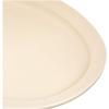 Carlisle Kingline Platter, 13-1/2" x 9-3/4", oval, narrow rim, scratch, stain and chip resistant, reinforced at stress points, dishwasher, melamine, gloss finish, tan, NSF, KL12625, Case of 12 view 3
