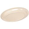 Carlisle Kingline Platter, 13-1/2" x 9-3/4", oval, narrow rim, scratch, stain and chip resistant, reinforced at stress points, dishwasher, melamine, gloss finish, tan, NSF, KL12625, Case of 12 view 4