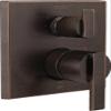 DELTA FAUCET T24867-RB, Venetian Bronze Ara Angular Modern Monitor 14 Series Valve Trim with 3-Setting Integrated Diverter view 1