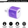 USB Charger,Charging Block 5-Pack 1A/5V USB Power Home Travel Adapter Plug view 2