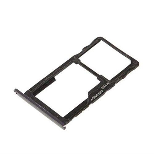 SIM Tray + Micro SD Card Tray Holder Replace Part for Motorola Moto G5S (Black)