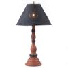 Irvin's Tinware Davenport Lamp in Hartford Pumpkin with Shade view 1