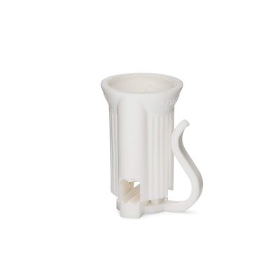 Holiday Lighting Outlet SPT-1 C7 Replacement Socket - 100 Pack, White, Easy to Install, Durable, Indoor & Outdoor Christmas Light Socket