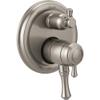 DELTA FAUCET T27997-SS, Stainless Cassidy Traditional Monitor 17 Series Valve Trim with 6-Setting Integrated Diverter view 1