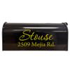 Mailbox Decals Personalized Address and Street Name Outdoor Stickers VWAQ-CMB1 (12 Inch X 6 Inch, Gold) view 2