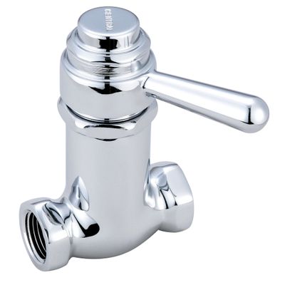 Central Brass 0331-L1/2 Self-Close Straight Stop in Chrome