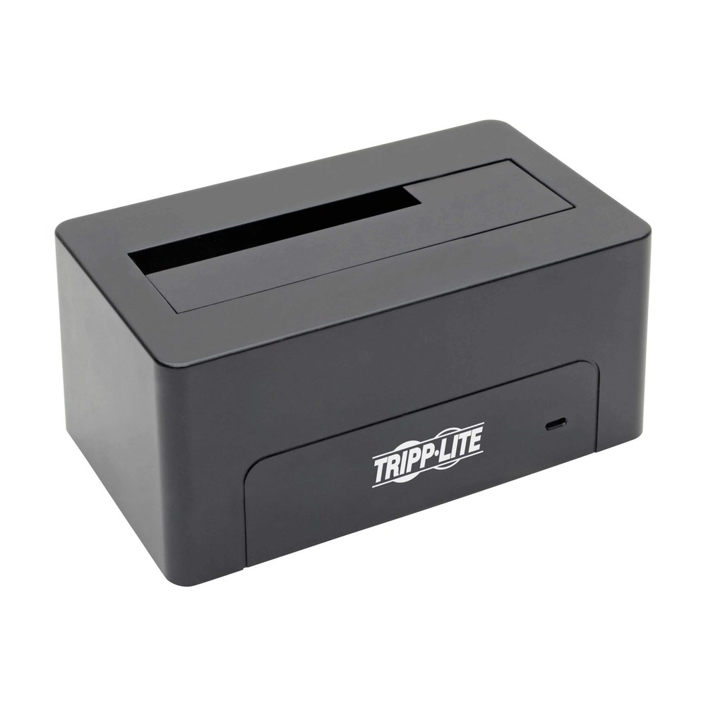 TRIPP LITE USB C to SATA III Hard Drive Reader, HDD Dock, SATA Reader/SSD Reader, USB C & Thunderbolt 3, 10 Gbps, Black, 3 Year Warranty (U439-001-CG2)