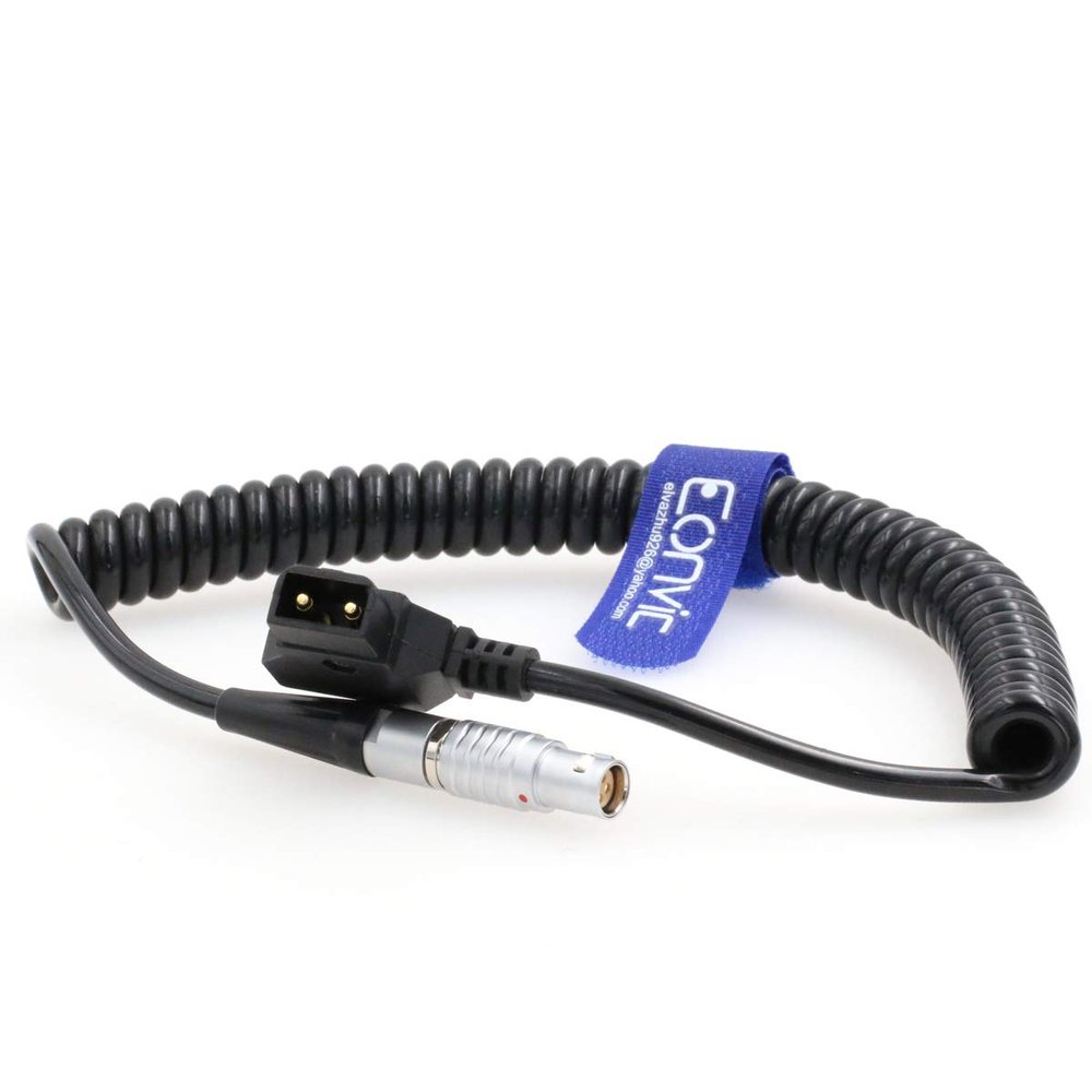 Eonvic Power Cable Dtap to FJK 4 pin Female for Canon C300 Mark II C100 C200 C500 Camera