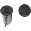 Lorell Grommet Mount 3-Prong Power Socket Grommet Mount 3-Prong Power Socket view 1