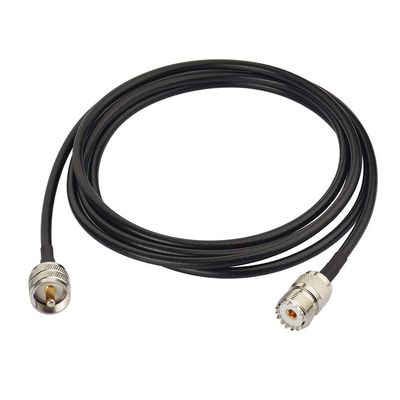 Bingfu UHF PL259 Male to SO239 Female RG58 Coaxial Jumper Cable 3m (10ft) - High-Performance Antenna Extension for CB, Ham, Two-Way, VHF Radio, Walkie-Talkies & Vehicle/Truck Communications