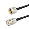 Bingfu UHF PL259 Male to SO239 Female RG58 Coaxial Jumper Cable 3m (10ft) - High-Performance Antenna Extension for CB, Ham, Two-Way, VHF Radio, Walkie-Talkies & Vehicle/Truck Communications view 2