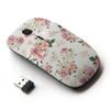 Graphic4You Flower Floral Pattern(White) Ergonomic Wireless Mouse with Nano Receiver view 1