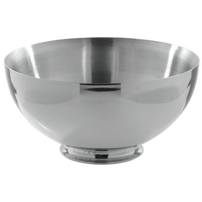 HUBERT Punch Bowl 7 Liter Capacity Double Wall Design 17" Diameter Stainless Steel