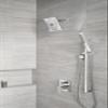 DELTA FAUCET T24867, Chrome Ara Angular Modern Monitor 14 Series Valve Trim with 3-Setting Integrated Diverter view 2