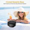 HAISSKY Bluetooth Shower Speakers, Portable Wireless Speaker with Suction Cup, IP67 Waterproof Speaker Pairs Easily to Phones, Tablets, Computer, Gift for Men & Women view 2