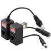 UHPPOTE Coax BNC Video + Power Balun Passive Connector Adaptor for CCTV Camera (Pack of 1 Pair) view 1