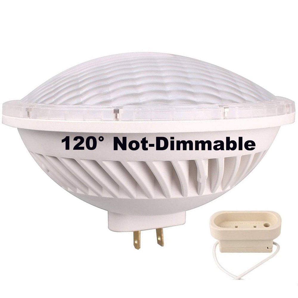 BAOMING Par56 LED Bulb,Flood Lighting 120Deg (6000~6300K) AC/120V Replace Standard PAR56 300 Watt Halogen Light Base Type: GX16D