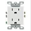 Leviton T5325-W 40 Pack 15Amp 125V Tamper Resistant Decora Duplex Receptacle, White view 1
