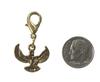ViciBeads Charm, Zipper Pull Charm, Egyptian Goddess Isis Gold Colored Charm+ GIFT BAG view 1