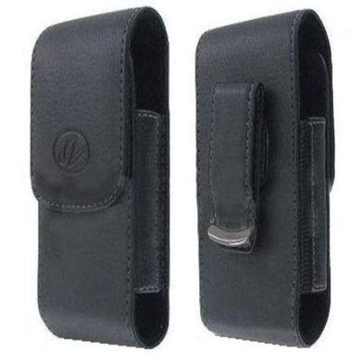 yan Black Leather Case Pouch Holster w Belt Clip for ATT/Sprint LG G3 Vigor