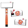 Clemson Tigers Magnetic Mailbox Cover 2-Pack Mailbox Post Cover Officially Licensed Collegiate Product view 1