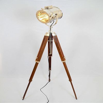 THOR INSTRUMENTS Budget Signal Tripod Floor LAMP Home Decor Rustic Vintage Home Decor Gifts