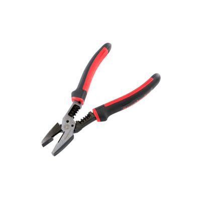 Southwire Multitool Sidecut Plier 8-Inch - Combines Stripping, Cutting, & Reaming - Drop Forged Build - High-Leverage Pivot - Linesman Nose - Multi-Function Design