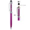 Stylus Pens for Touch Screens, ChaoQ 2 in 1 Crystal Stylus Ballpoint Pen (10-Pack), 1.0mm Medium Point (Black Ink), with 10 Replaceable Rubber Tips view 2