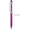 Stylus Pens for Touch Screens, ChaoQ 2 in 1 Crystal Stylus Ballpoint Pen (10-Pack), 1.0mm Medium Point (Black Ink), with 10 Replaceable Rubber Tips view 4