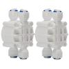 DIGITEN 1/4" Automatic Shut-Off Valve with Quick-Connect Fittings For RO Reverse Osmosis(Pack of 2) view 2