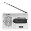 Portable AM/FM Radio Receiver, Pocket Sized AM FM Radio with Telescopic Antenna Built-in Speaker and Headphone Jack for Outdoor Travel Emergency Home Use view 1