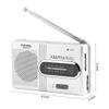 Portable AM/FM Radio Receiver, Pocket Sized AM FM Radio with Telescopic Antenna Built-in Speaker and Headphone Jack for Outdoor Travel Emergency Home Use view 2