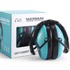 Pro For Sho 34dB NRR Ear Protection, Noise Reduction Ear Muffs - Teal view 1
