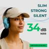 Pro For Sho 34dB NRR Ear Protection, Noise Reduction Ear Muffs - Teal view 2