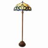 Chloe CH18043IV18-FL2 2 Light Victorian 18" Shade Doutzen Tiffany-Style Floor Lamp, 63 x 18 x 18 x Inch, Multicolor view 1