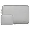 MOSISO Laptop Case 13.3 inch, 13-13.3 inch Laptop Sleeve Bag Compatible with MacBook Air/Pro 13/Pro 14 M5 M4 M3 M2 M1, HP Dell ASUS Lenovo, Neoprene Computer Sleeve Bag with Small Case, Light Gray view 1