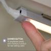 PureOptics LED Under Cabinet Lighting Kit, 3-Bars, 12in. Each, DIY Tool-Free Install w/Magnetic Option, Daylight, 5000K, 1290 Lumens (LEDUC12-3DK) view 4