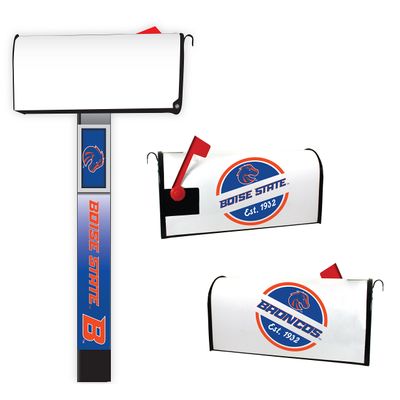 Boise State Magnetic Mailbox Cover 2-Pack Mailbox Post Cover Officially Licensed Collegiate Product
