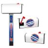 Boise State Magnetic Mailbox Cover 2-Pack Mailbox Post Cover Officially Licensed Collegiate Product view 1