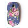 Graphic4You Flower Floral Pattern(Purple) Ergonomic Wireless Mouse with Nano Receiver view 2
