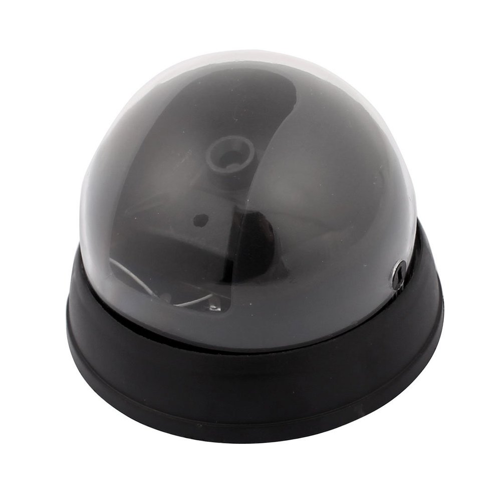 Aexit Dummy Electronic security CCTV Dome Security Camera Flashing Red LED Light Surveillance Home