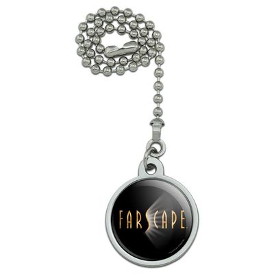 GRAPHICS & MORE Farscape TV Show Logo on Black Ceiling Fan and Light Pull Chain