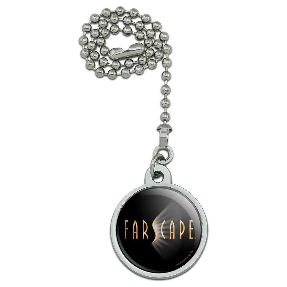 GRAPHICS & MORE Farscape TV Show Logo on Black Ceiling Fan and Light Pull Chain