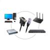 LFHUKEJI RJ45 to RS232, DB9 9-Pin Serial Port Male to RJ45 Cat5 Ethernet LAN Console 3.3Ft view 3