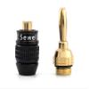 Deadbolt Banana Plugs 5-Pairs by Sewell, Gold Plated Speaker Plugs, Quick Connect view 3