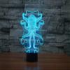 ATD 3D Room Warm Illumination Octopus 7 Colors Change LED Touch Control Desk Lamp view 3
